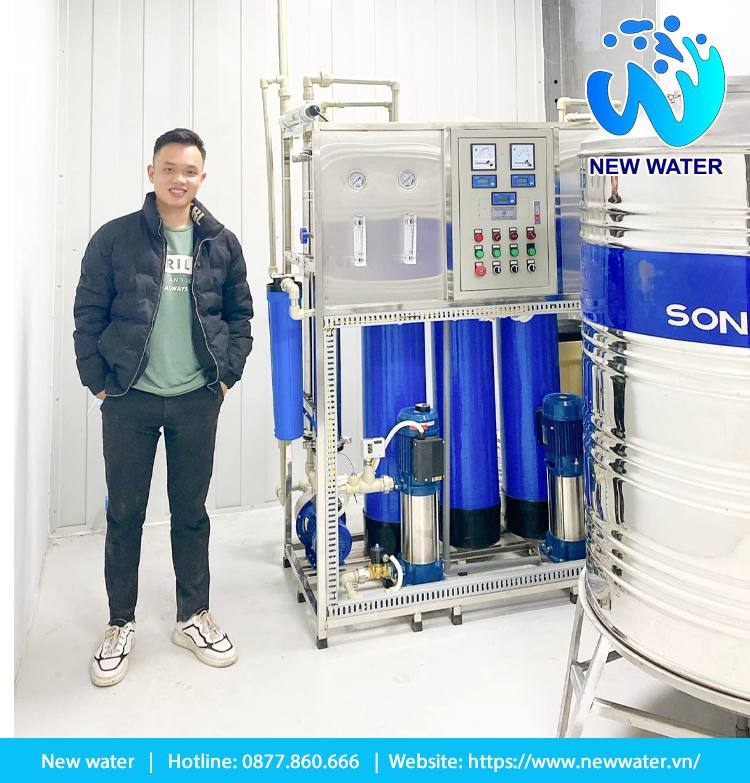 Lắp đặt hệ thống lọc nước RO 2 lần-  Mixbed nhà máy GMP sản xuất yến sào